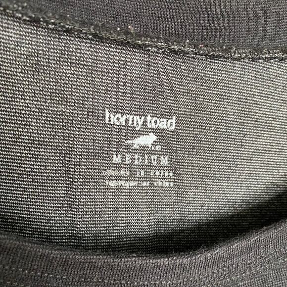 Women's Toad&Co Horny Toad 3/4 Sleeve Knit Casual Dress Gray Black  Medium - Picture 4 of 8